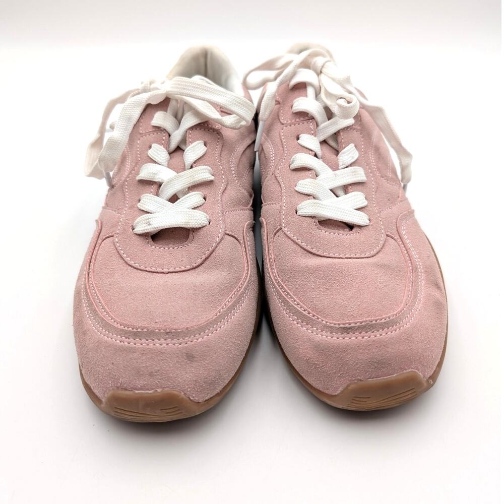 Berness Lara Low Top Sneakers Shoes Round Toe Women's Pink Size US10 EU40.5 - Picture 2 of 11